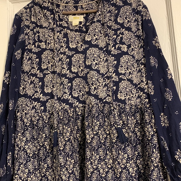 ✨ NWOT Anthropologie Carlita Tiered Tunic Sz S - Picture 3 of 8